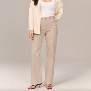 Abercrombie & Fitch Curve Love High Rise 90s Relaxed Jean
